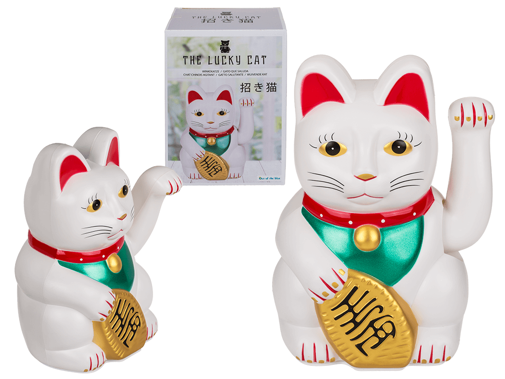 Waving cat,