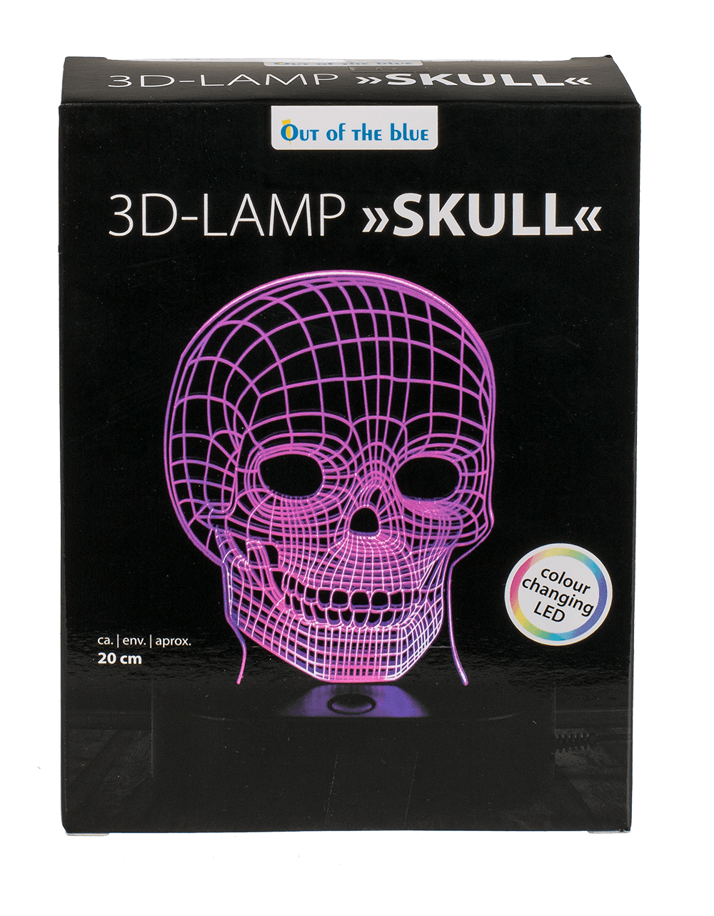 3D-Lamp, Skull,