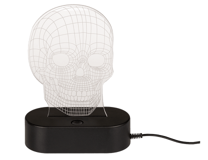 3D-Lamp, Skull,