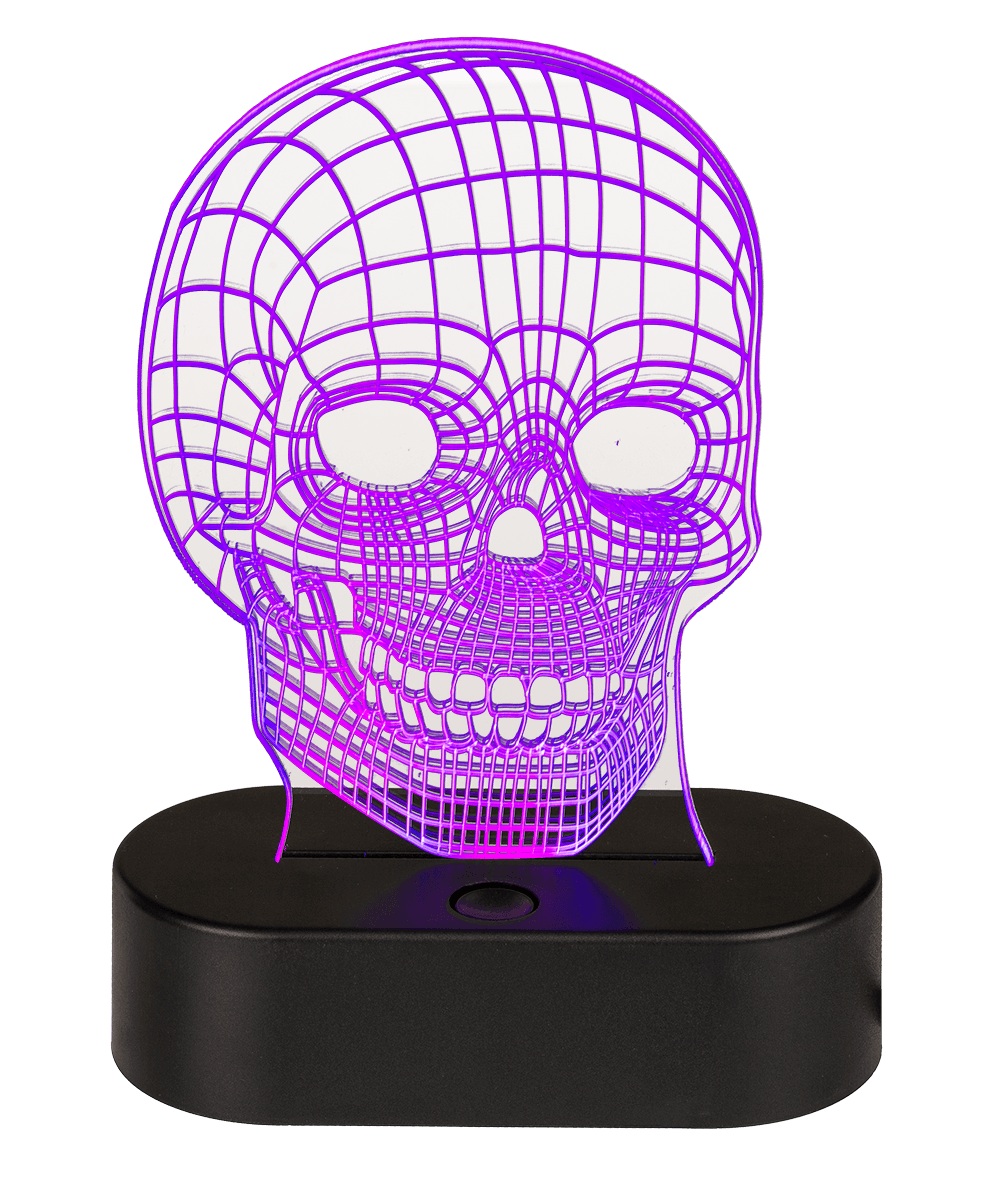 3D-Lamp, Skull,