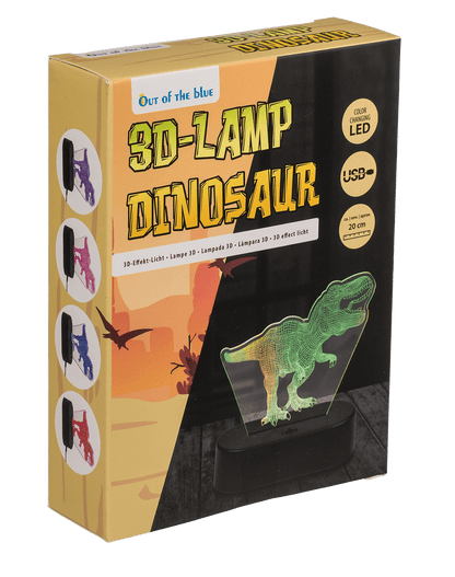 3D-Lamp, T-Rex, ca. 20 cm, with USB-cable
