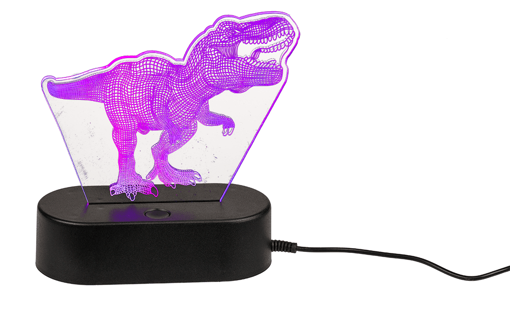 3D-Lamp, T-Rex, ca. 20 cm, with USB-cable