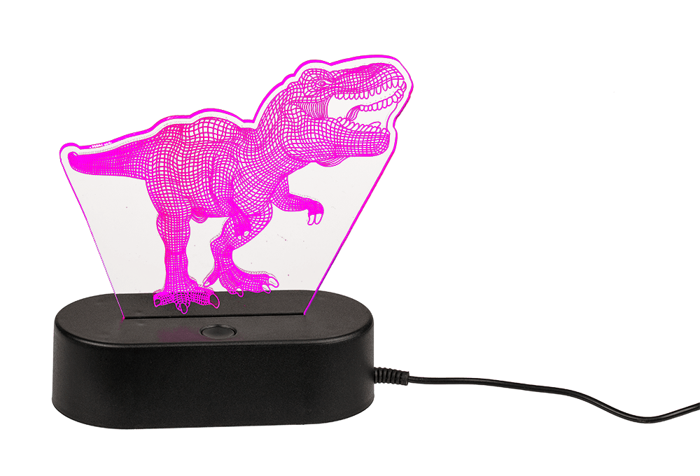 3D-Lamp, T-Rex, ca. 20 cm, with USB-cable