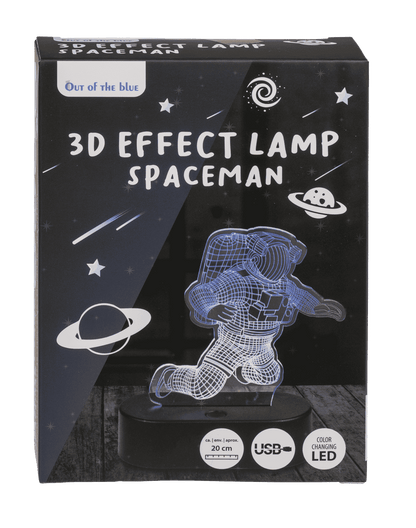 3D-Lamp, Spaceman, ca. 20 cm, with USB-cable