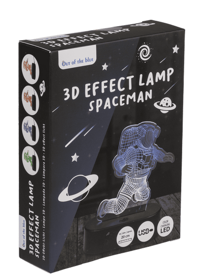 3D-Lamp, Spaceman, ca. 20 cm, with USB-cable