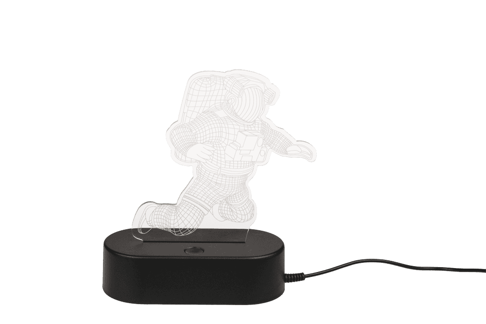 3D-Lamp, Spaceman, ca. 20 cm, with USB-cable