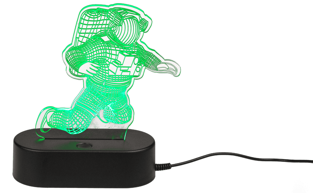 3D-Lamp, Spaceman, ca. 20 cm, with USB-cable