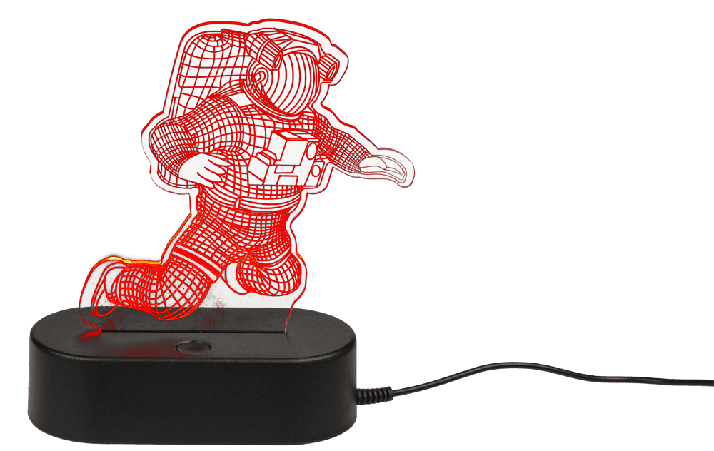 3D-Lamp, Spaceman, ca. 20 cm, with USB-cable