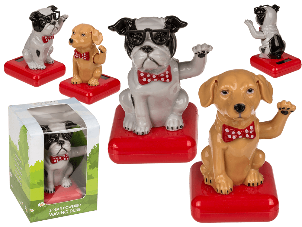 Moveable figurine, Waving Dog,