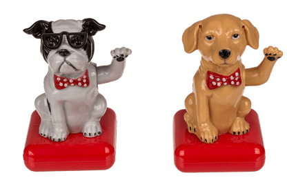 Moveable figurine, Waving Dog,