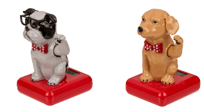 Moveable figurine, Waving Dog,