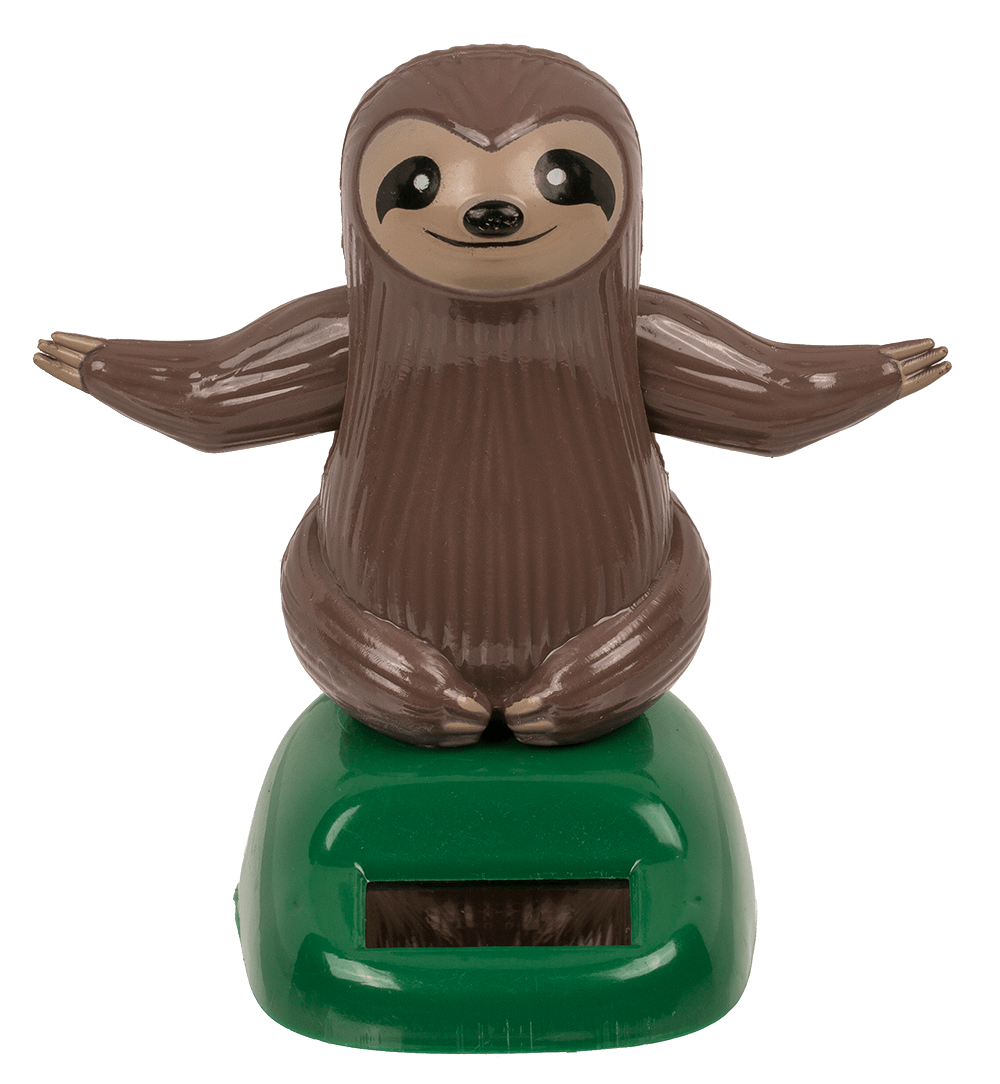 Solar Figurine, Sloth, ca. 11 cm,