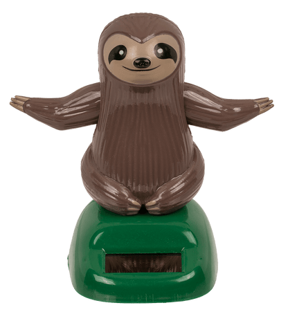Solar Figurine, Sloth, ca. 11 cm,