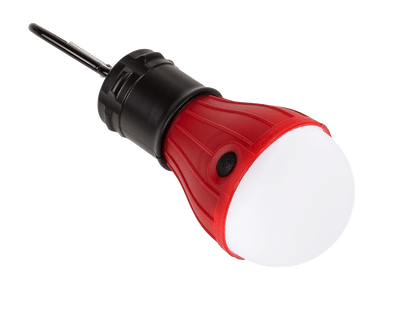 Universal camping lamp, with carabiner hook,