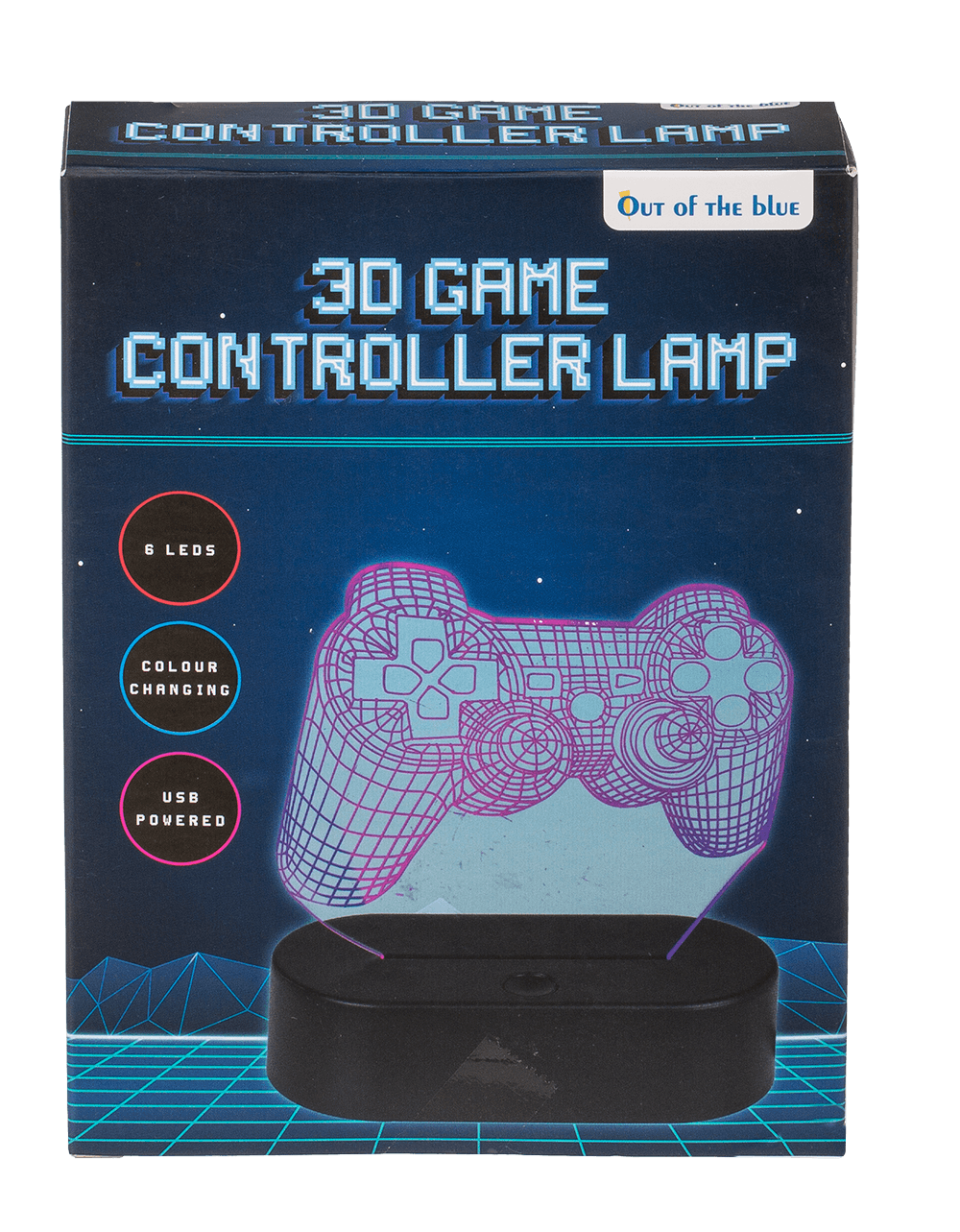 3D-Lamp, Game Controller, with 6 LED,