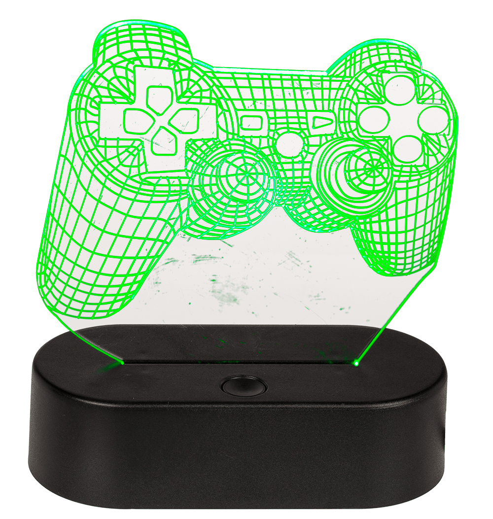 3D-Lamp, Game Controller, with 6 LED,