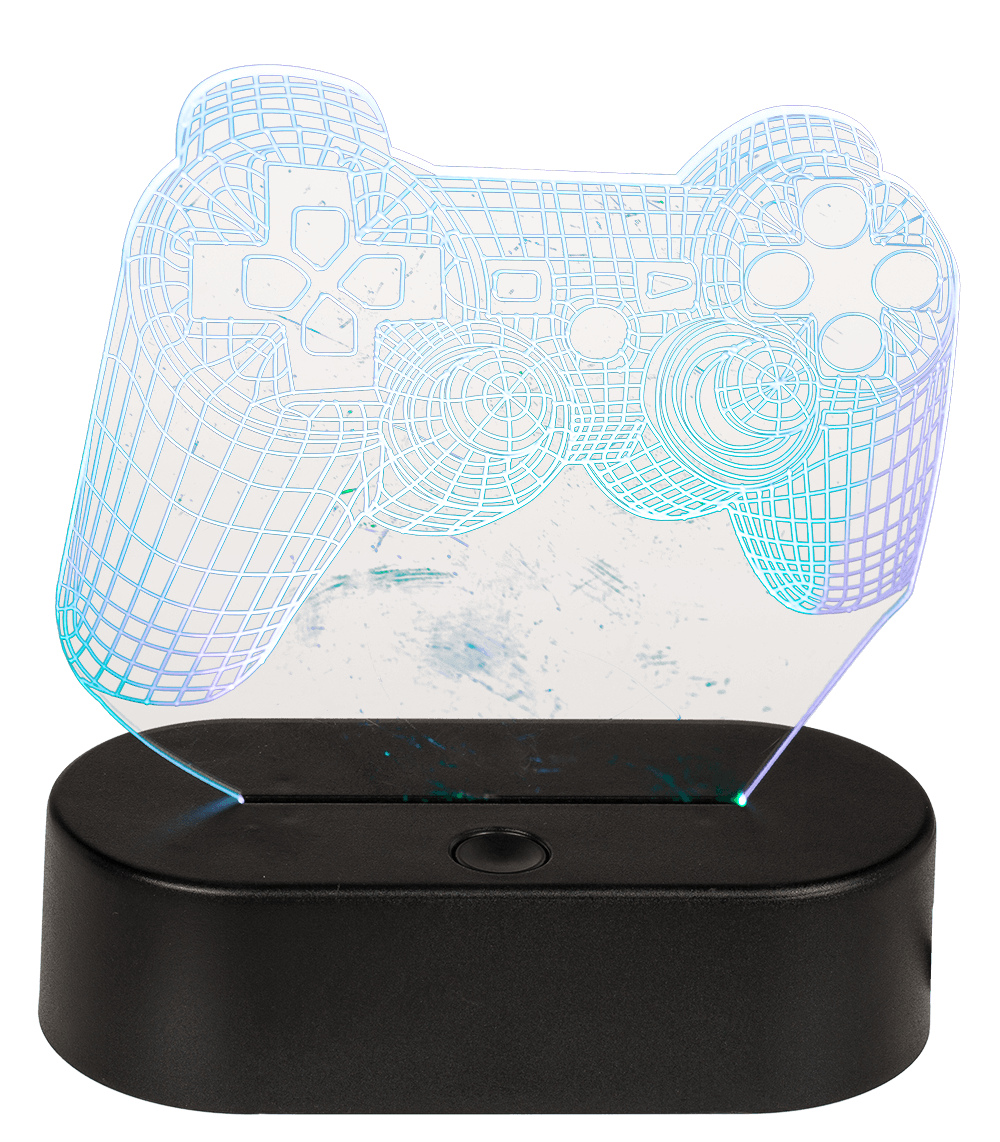 3D-Lamp, Game Controller, with 6 LED,