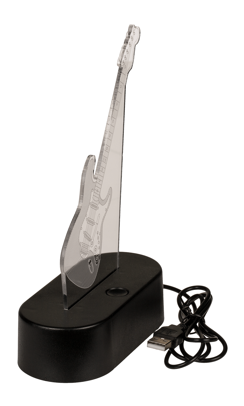 3D-Lamp, Guitar, ca. 18 x 12 cm, plastic,