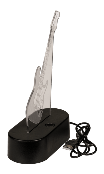 3D-Lamp, Guitar, ca. 18 x 12 cm, plastic,