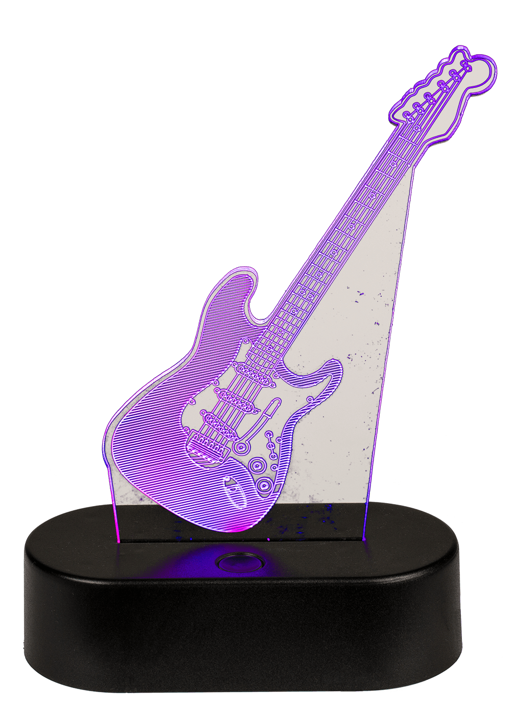 3D-Lamp, Guitar, ca. 18 x 12 cm, plastic,
