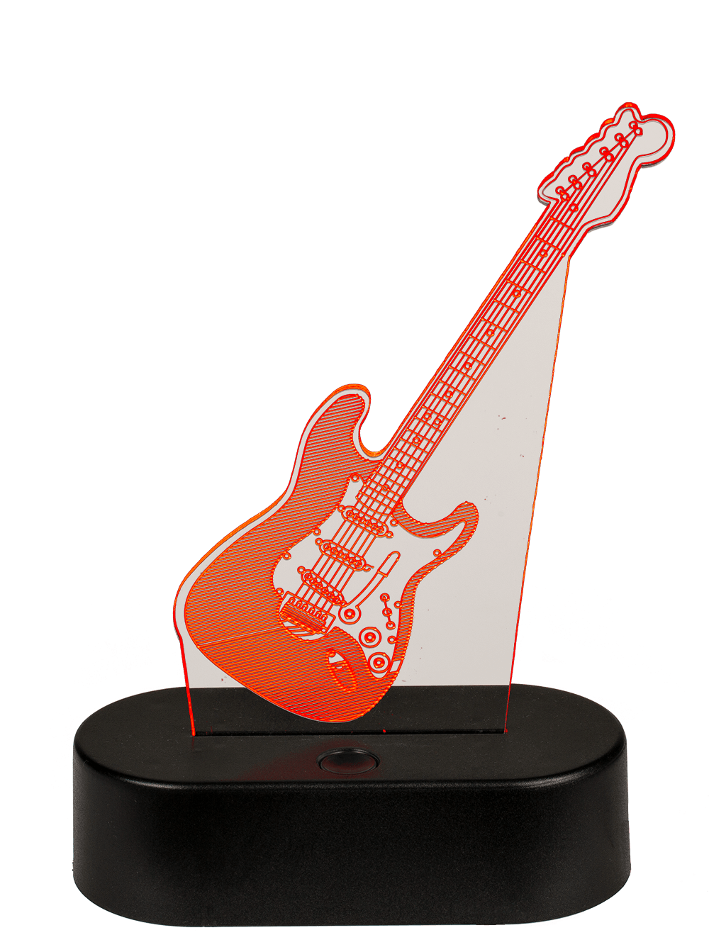 3D-Lamp, Guitar, ca. 18 x 12 cm, plastic,
