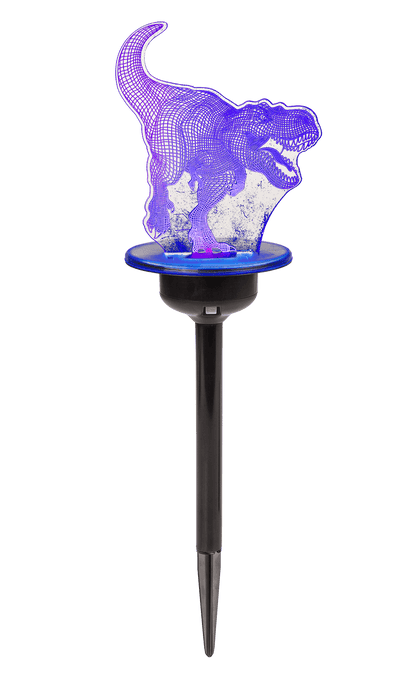3D LED Solar garden stick with colour changing LED