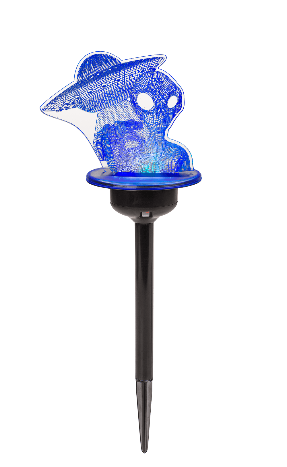 3D LED Solar garden stick with colour changing LED