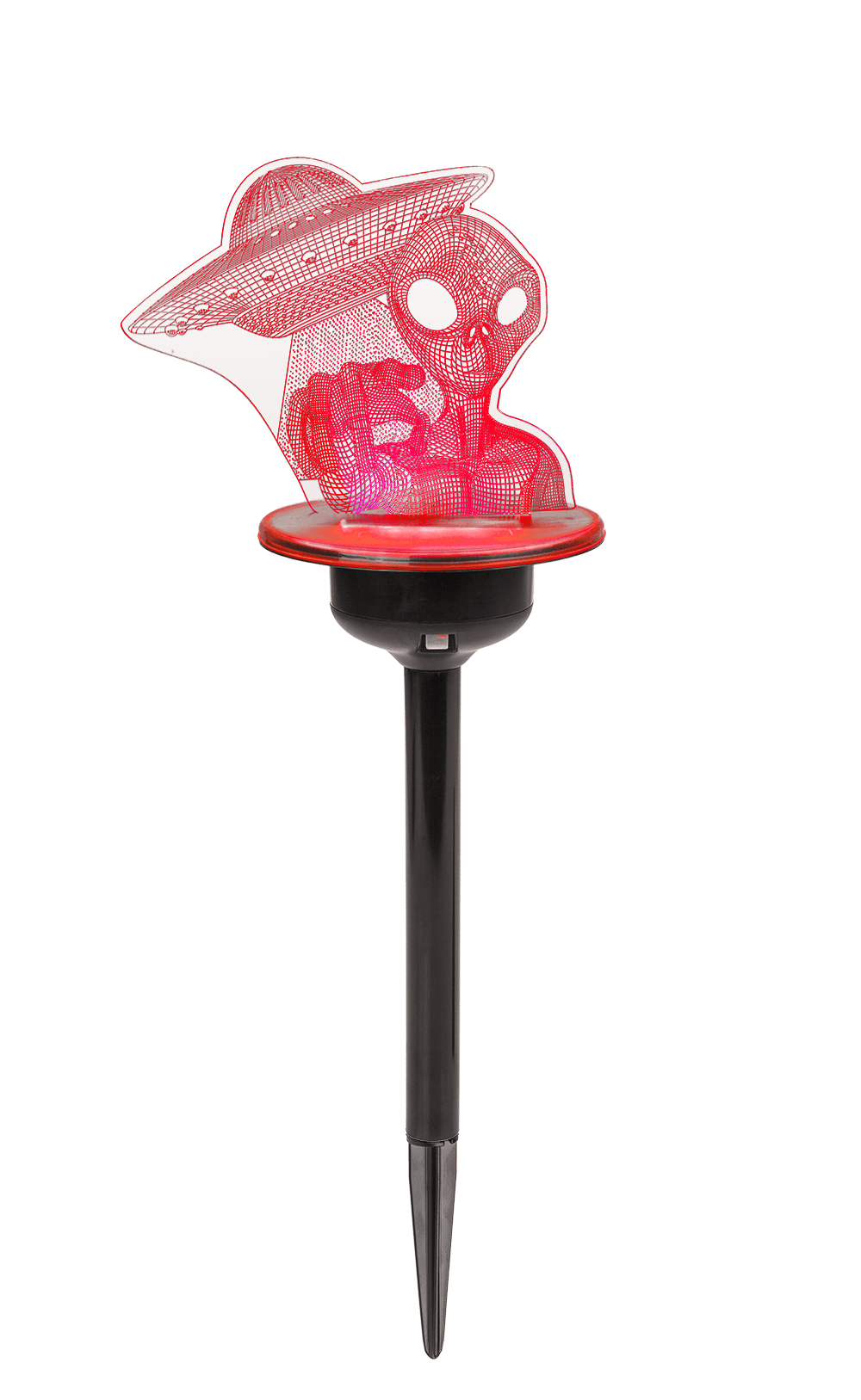 3D LED Solar garden stick with colour changing LED