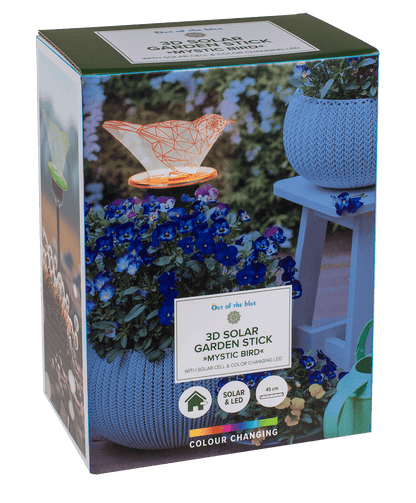 3D LED Solar garden stick with colour changing LED