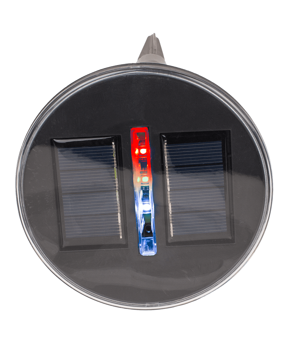 3D LED Solar garden stick with colour changing LED