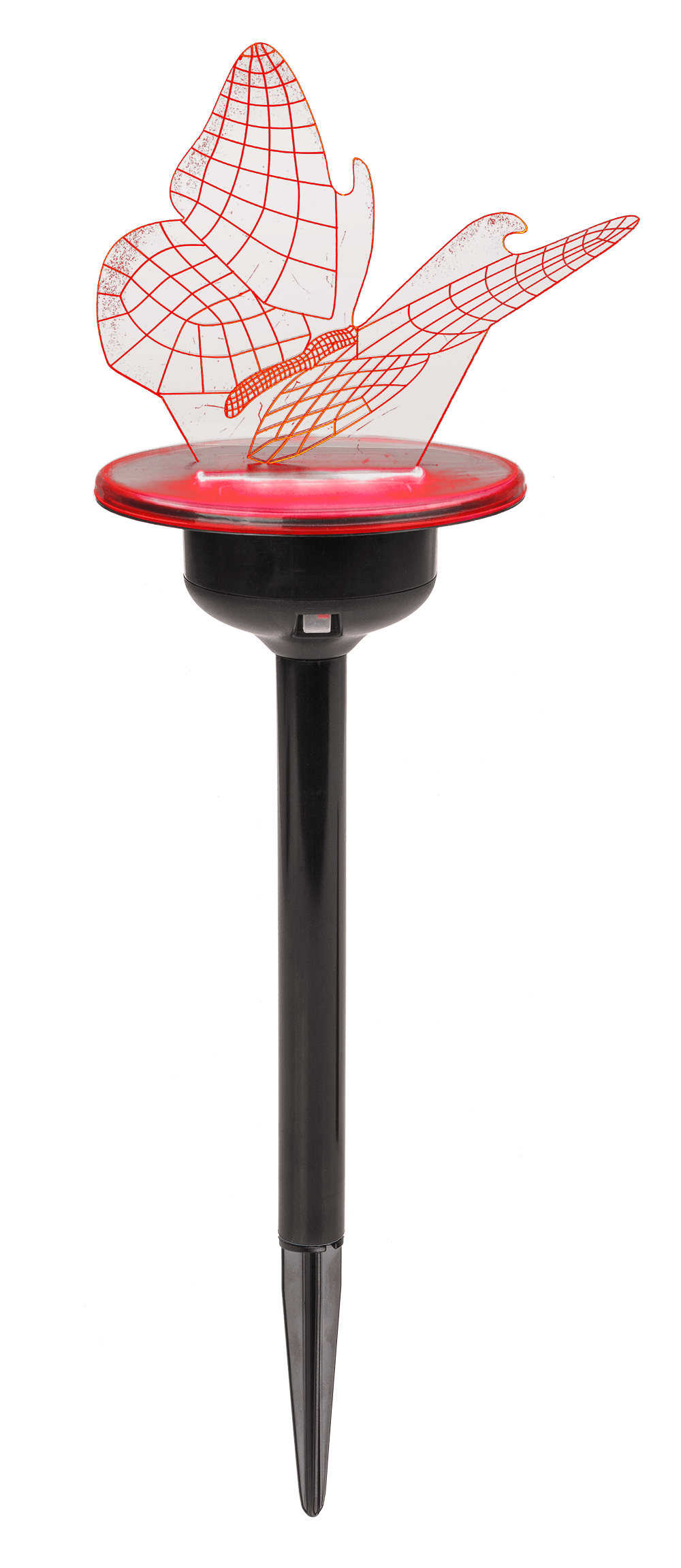 3D LED Solar garden stick with colour changing LED