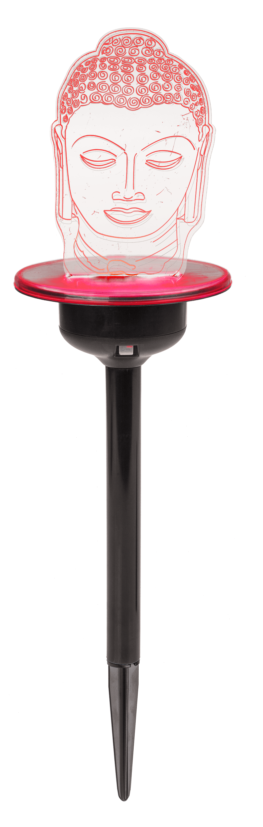 3D LED Solar garden stick with colour changing LED