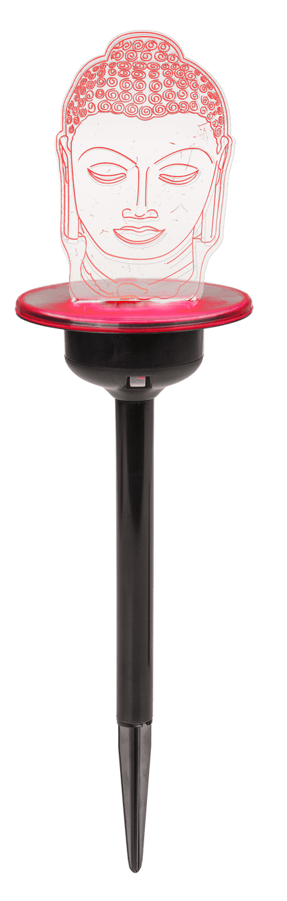 3D LED Solar garden stick with colour changing LED