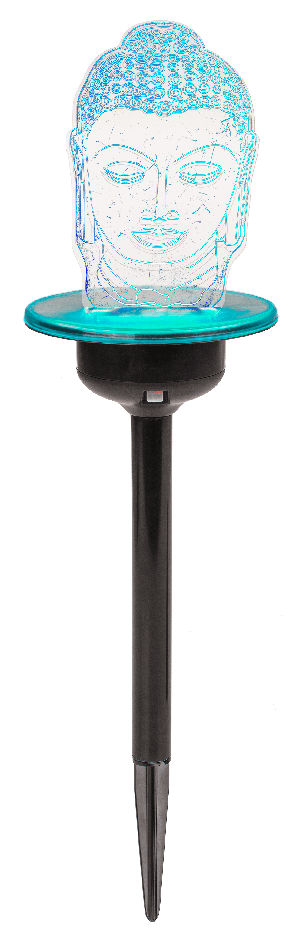 3D LED Solar garden stick with colour changing LED