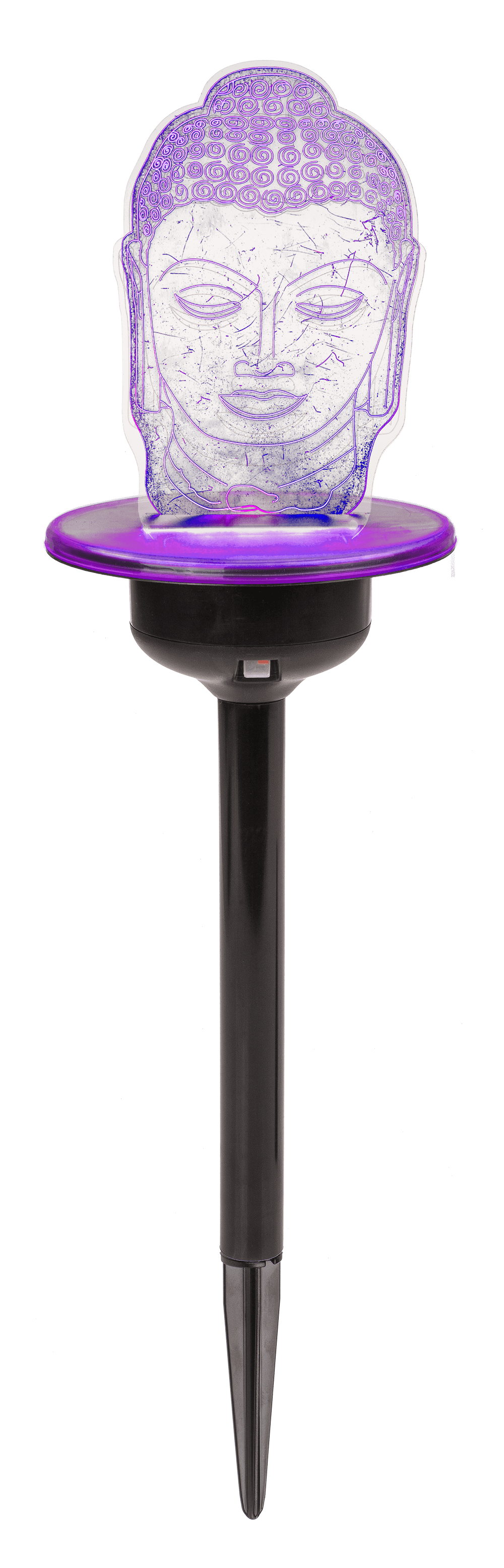 3D LED Solar garden stick with colour changing LED