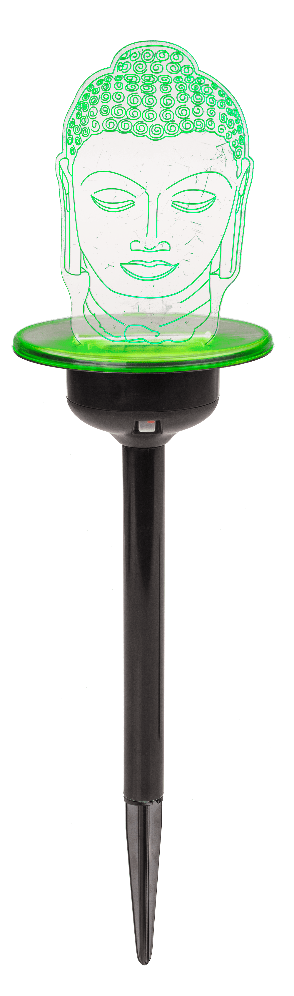 3D LED Solar garden stick with colour changing LED