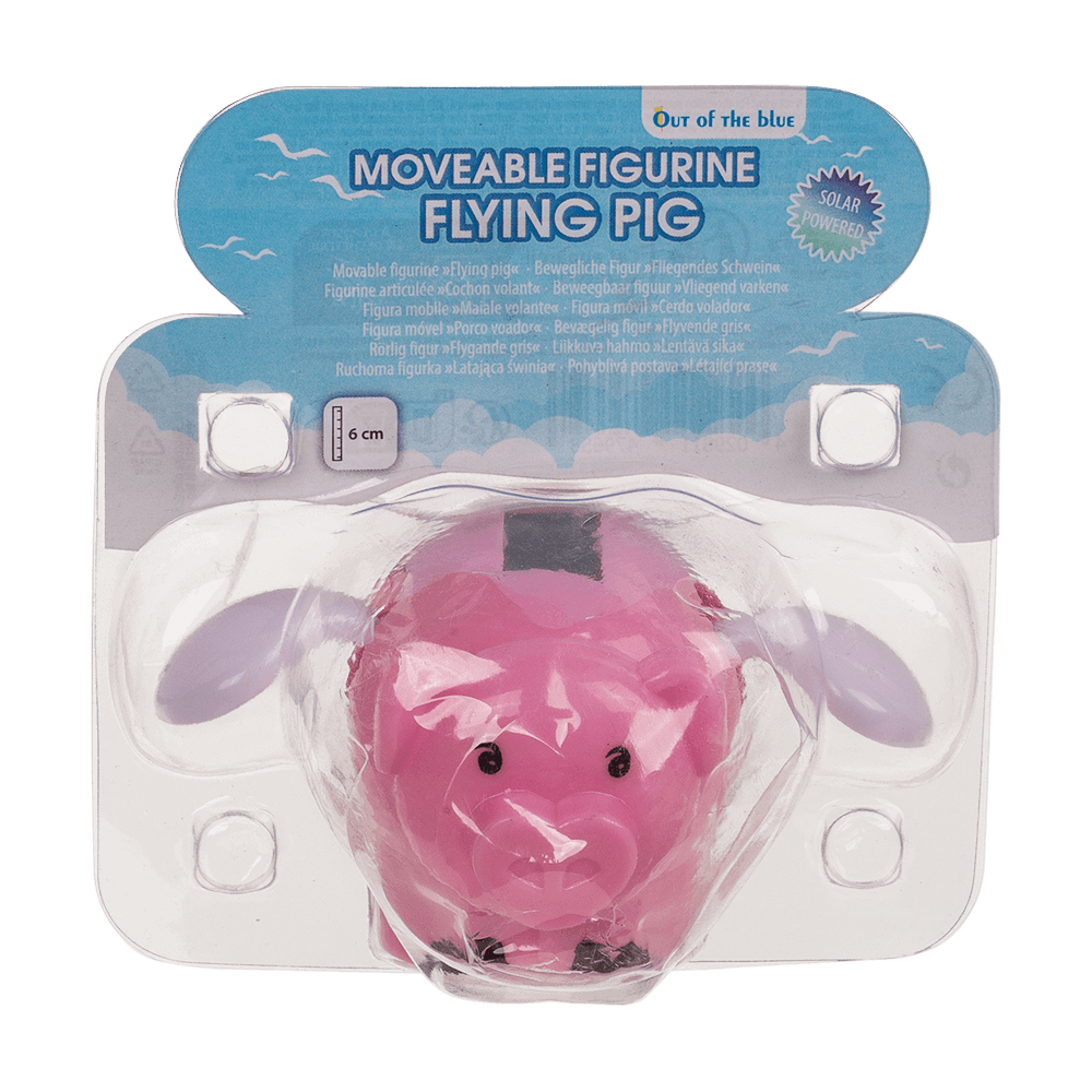 Moveable figurine, Flying Pig,