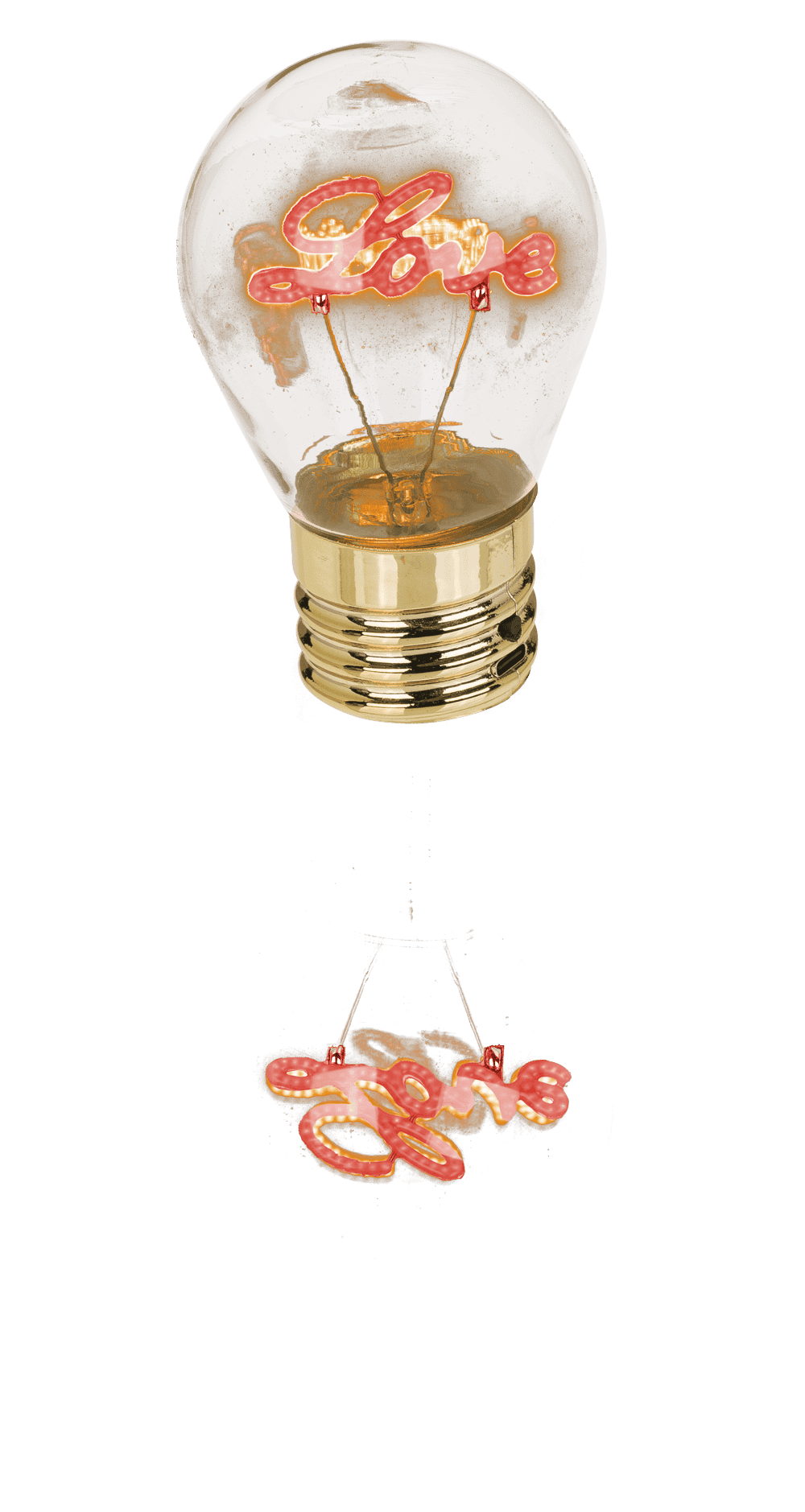 Light Bulb, Love, incl. Lithium battery &