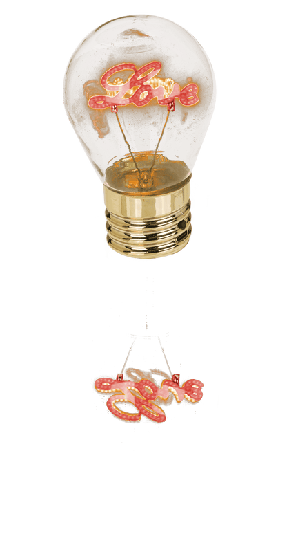 Light Bulb, Love, incl. Lithium battery &