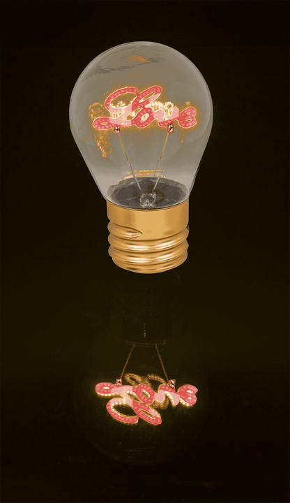 Light Bulb, Love, incl. Lithium battery &