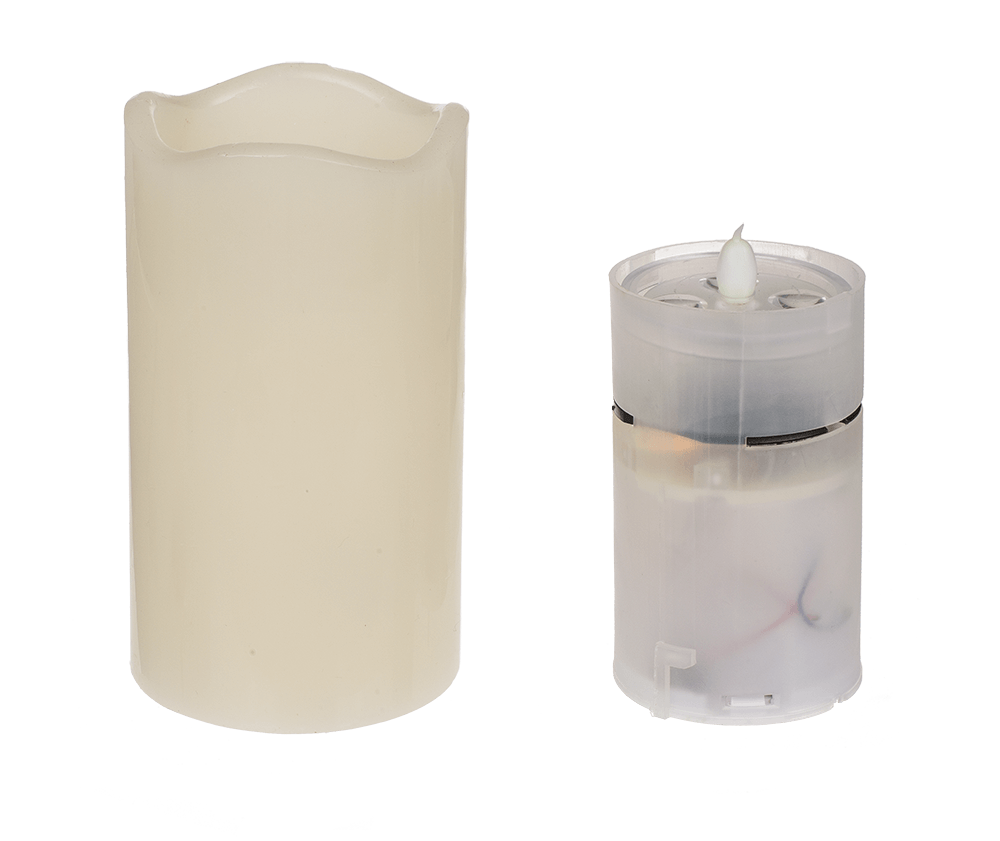 LED candle projector, Celebrations, 8 x 15 cm,