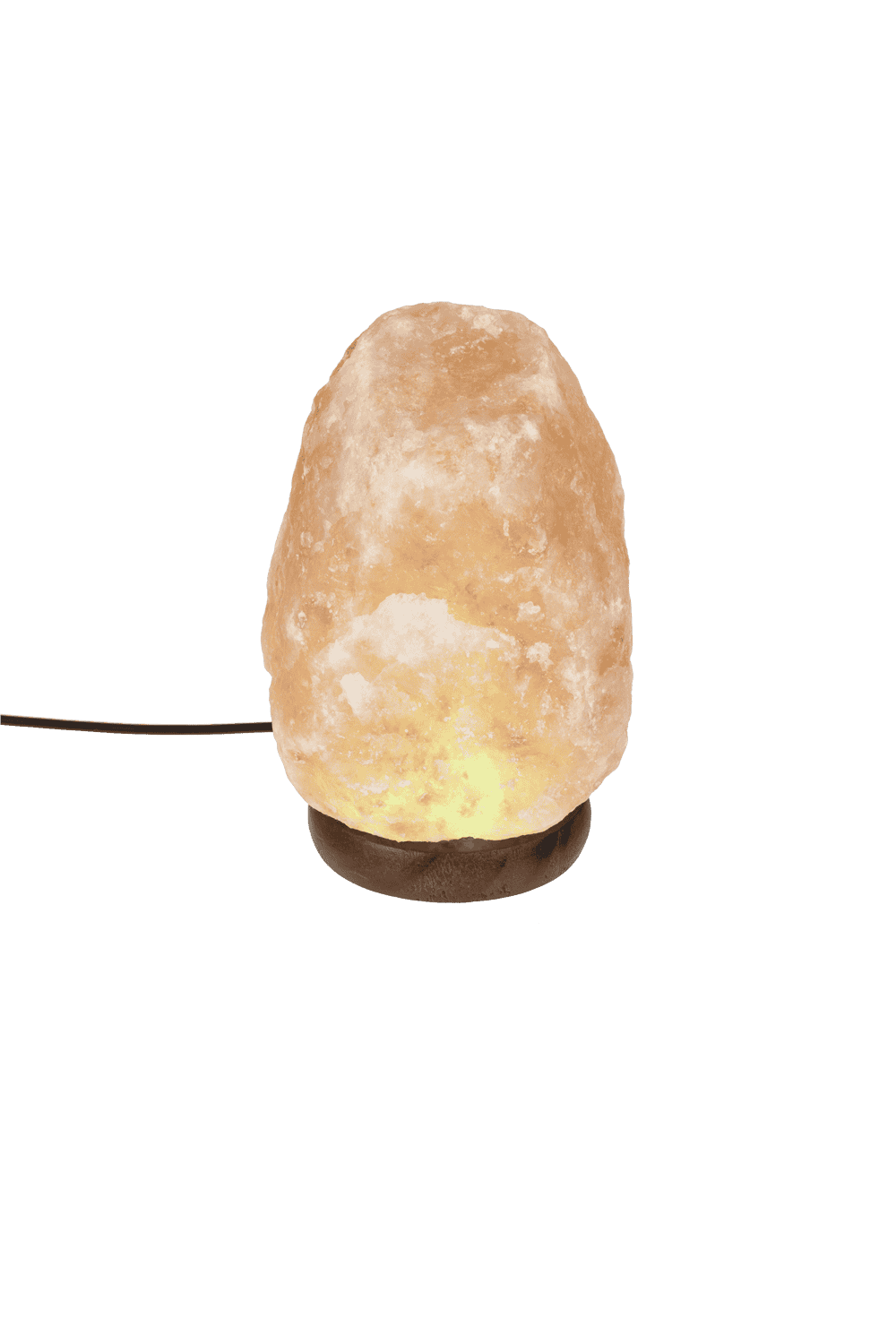 LED salt cristal lamp, warm white,