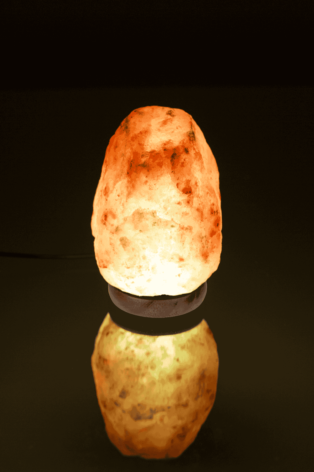 LED salt cristal lamp, colour-changing,