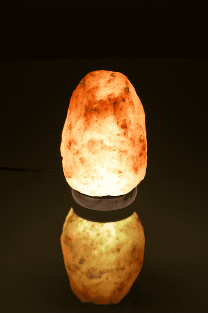 LED salt cristal lamp, colour-changing,