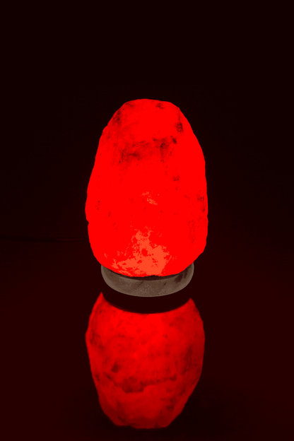 LED salt cristal lamp, colour-changing,