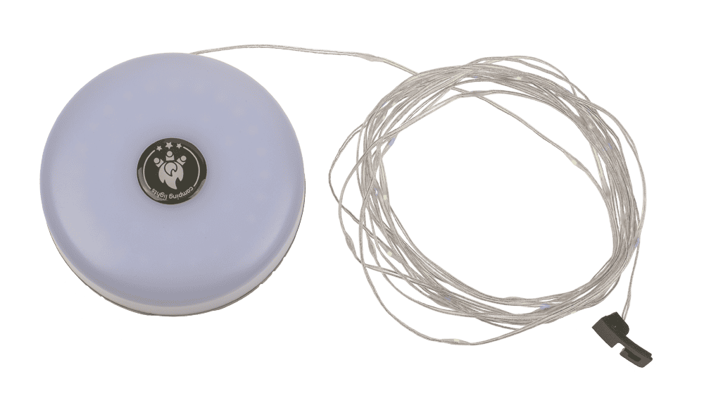 Camping light, rechargeable, with torch &