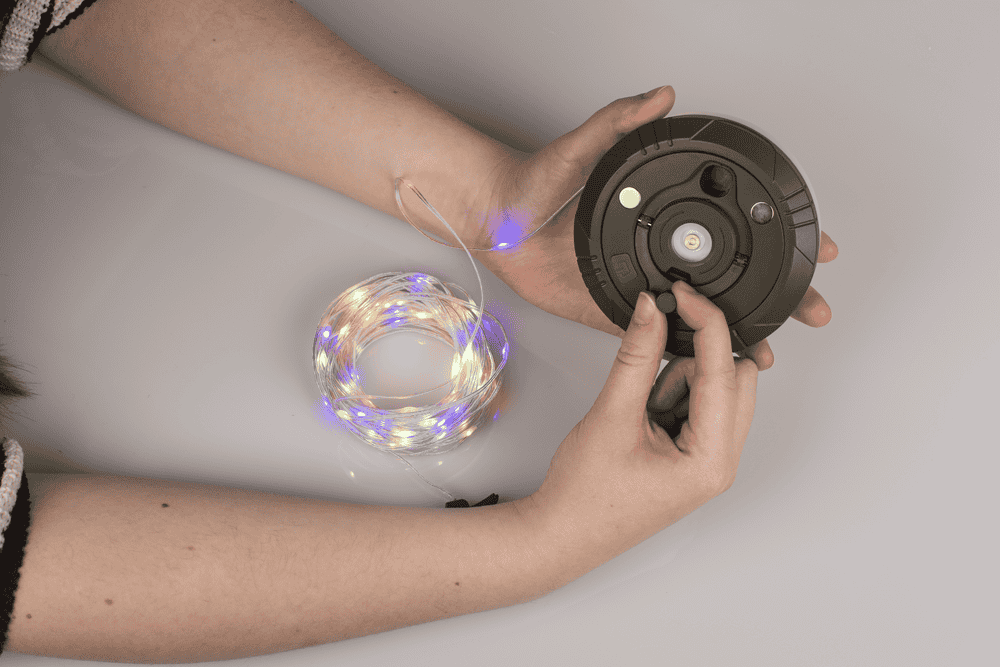 Camping light, rechargeable, with torch &