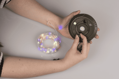 Camping light, rechargeable, with torch &