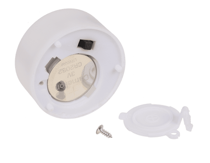 Salt crystal with LED tea light, 4 x 2 cm,