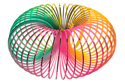 Coil, Dinosaur, approx. 7,5 x 6,5 cm,